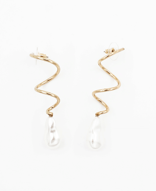 Twisted Spiral Earring
