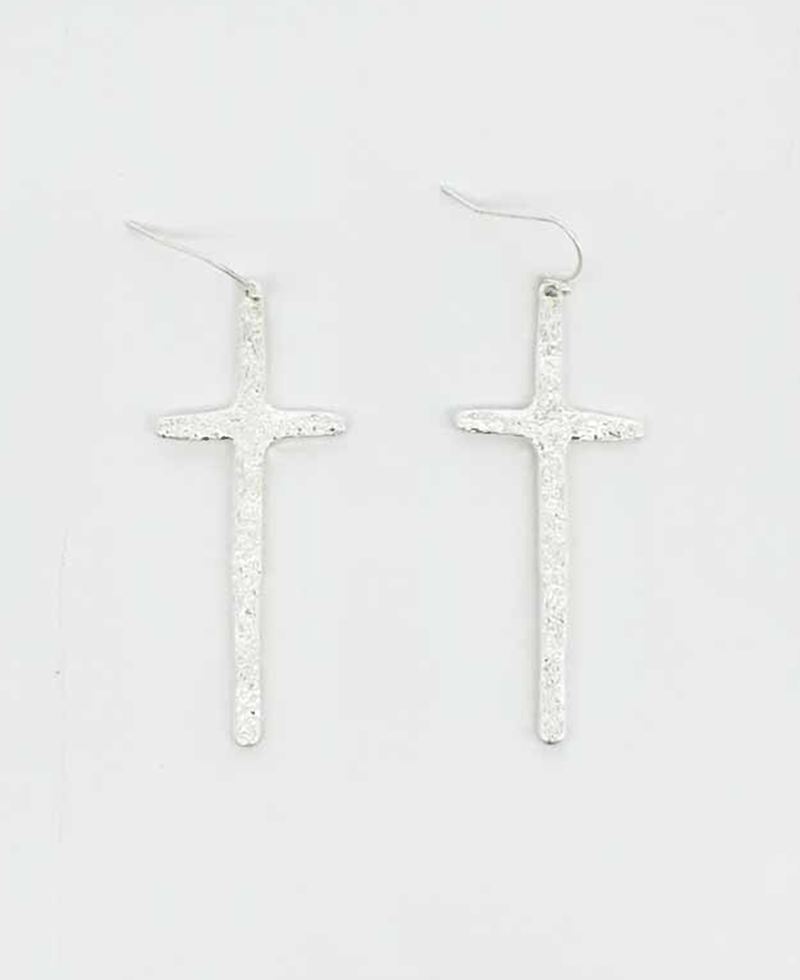 Cross Metal Earring