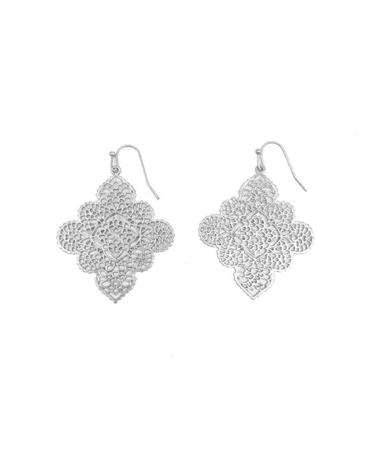 Diamond Filigree Earring