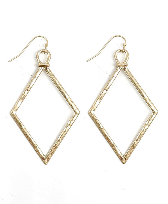 Diamond Metal Earring