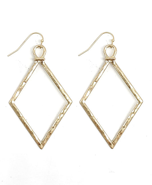 Diamond Metal Earring