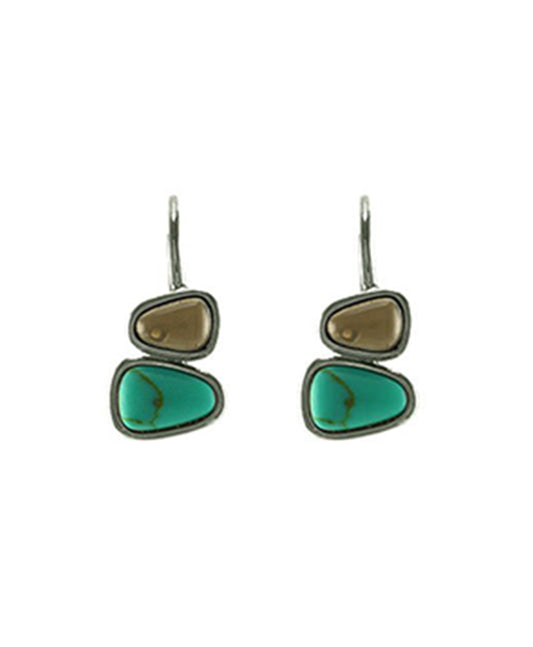 Natural Gem Stone Earring