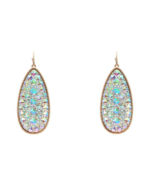 Teardrop Ice Epoxy Earring