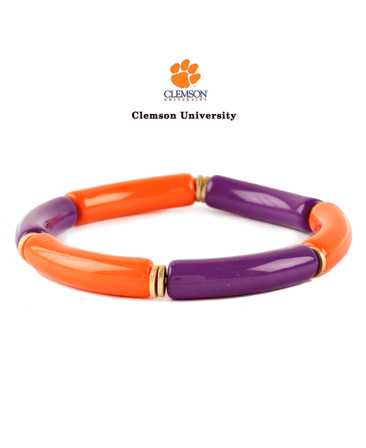 Acetate Pipe Gameday Elastic Bracelet