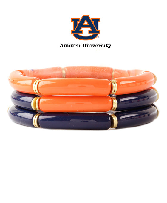 Acetate Pipe Gameday Stackable Elastic Bracelet