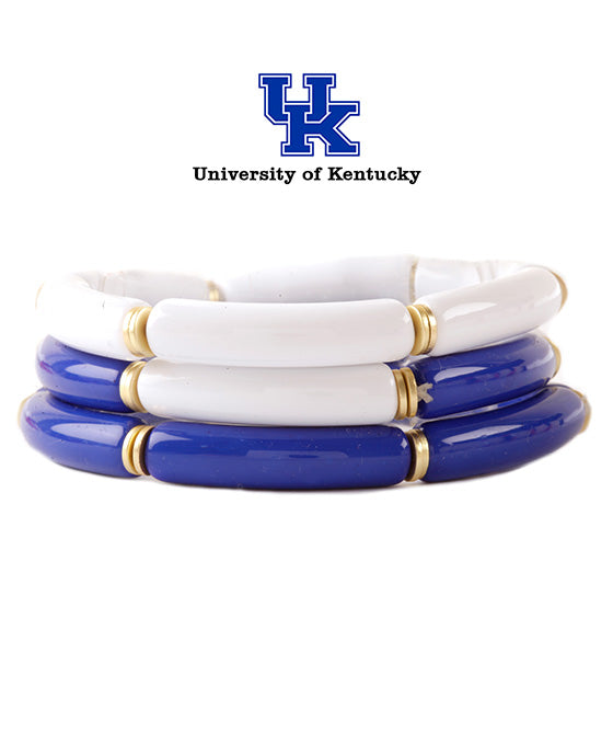 Acetate Pipe Gameday Stackable Elastic Bracelet