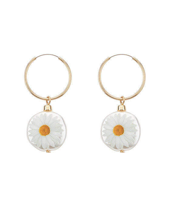 Flower Print Earring