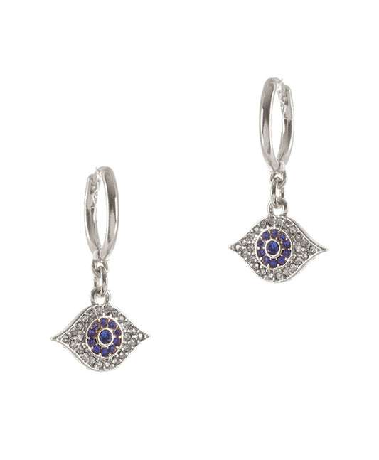 Evil Eye Huggie Earring