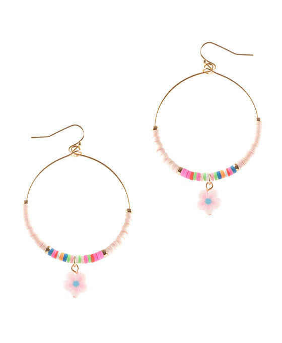 Fimo Flower Earring