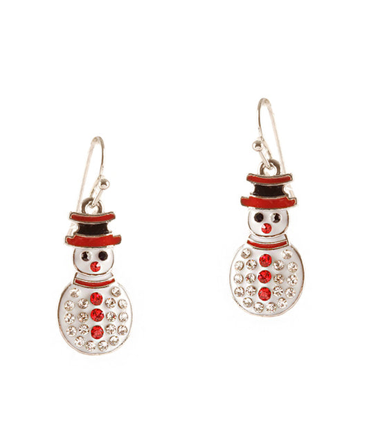 Epoxy Pave Christmas Earring