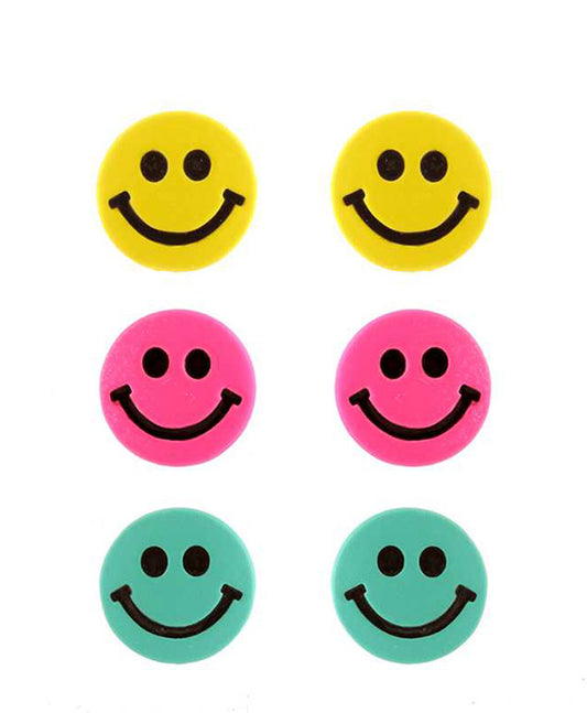 3 Pair Fun Earring