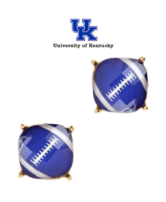 Epoxy Gameday Post Earring
