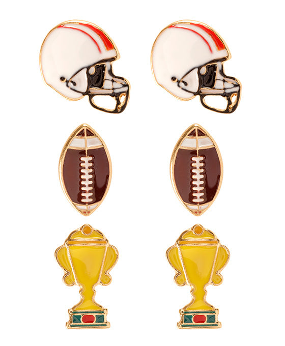 Epoxy 3 Pair Ganeday Earring