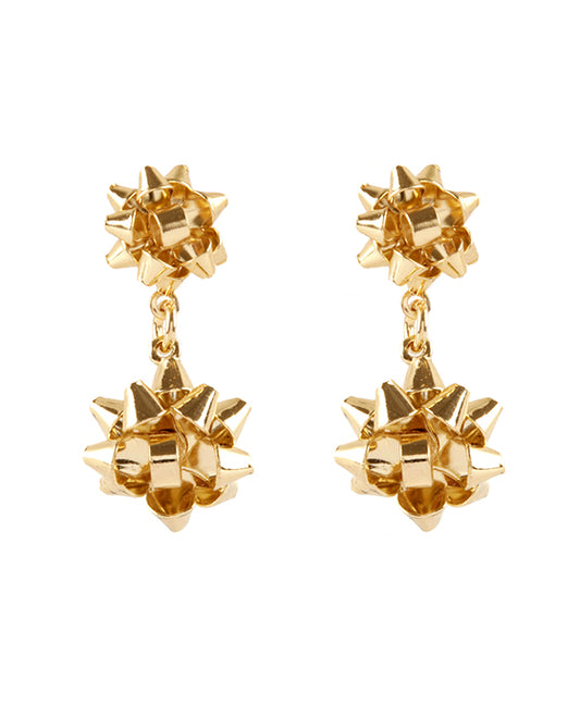 Metal Christmas Aluminum Coating Post Earring
