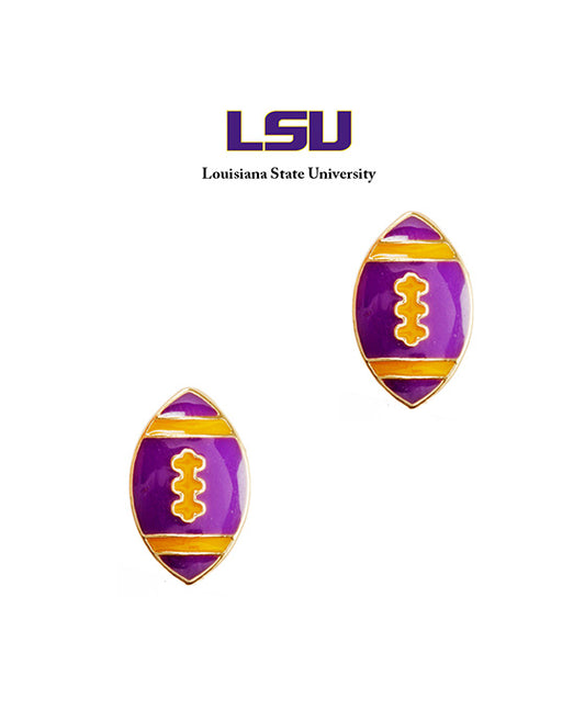 Epoxy Gameday Post Earring