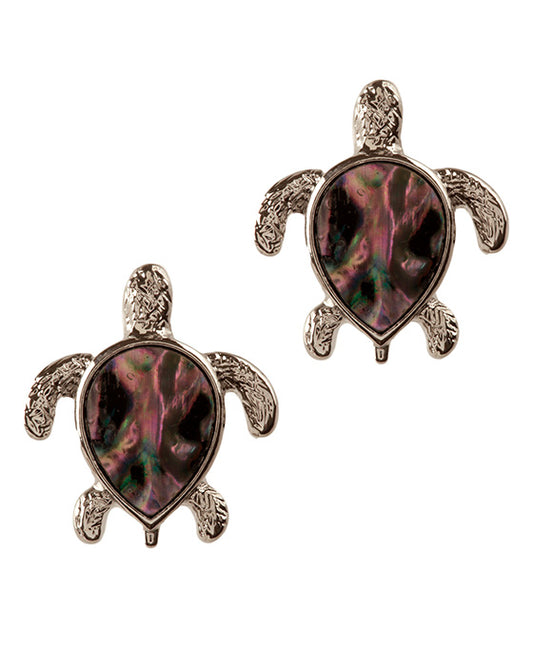 Metal Shell Turtle Post Earring