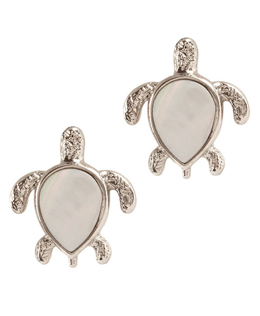 Metal Shell Turtle Post Earring