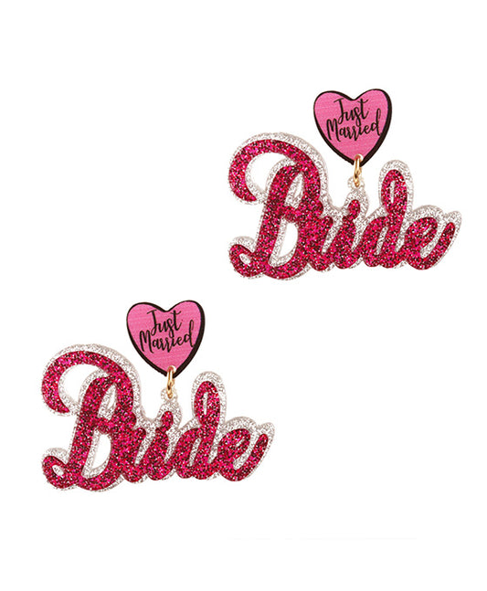 Acrylic Bride Post Earring