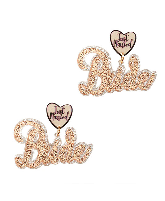 Acrylic Bride Post Earring