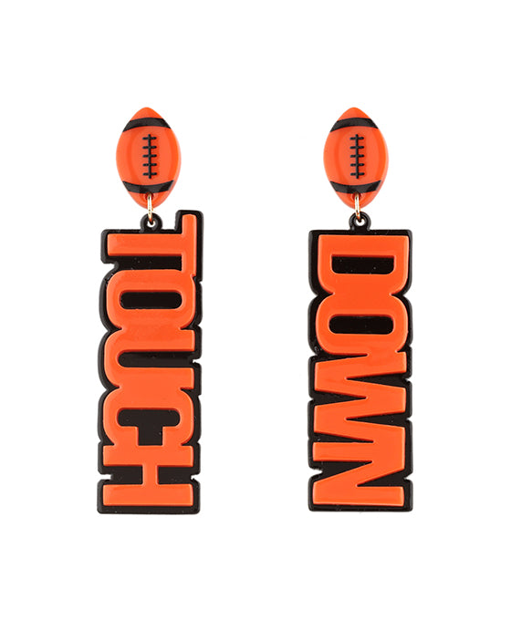 Acrylic Gameday Post Earring