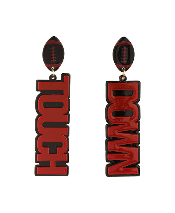 Acrylic Gameday Post Earring