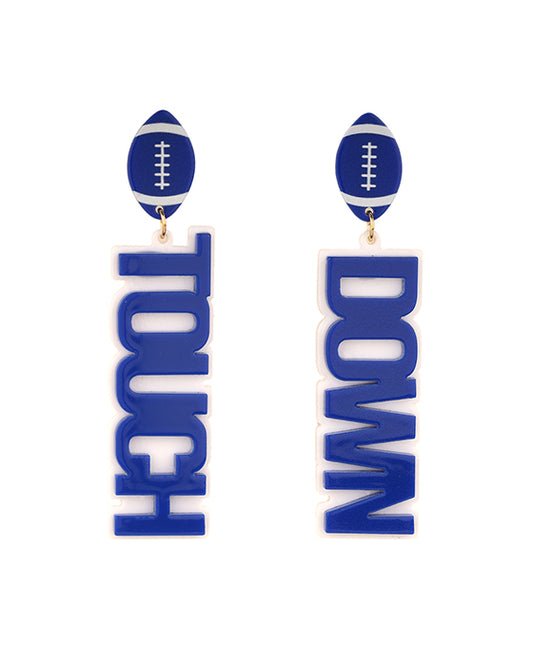 Acrylic Gameday Post Earring