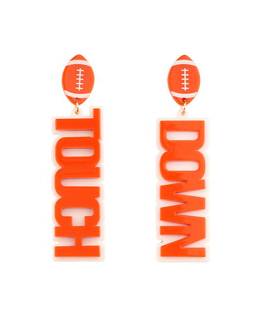 Acrylic Gameday Post Earring