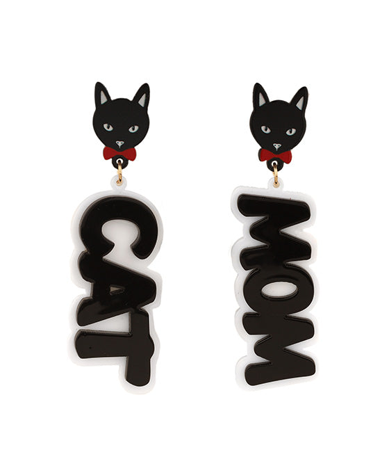 Acrylic Cat Post Earring
