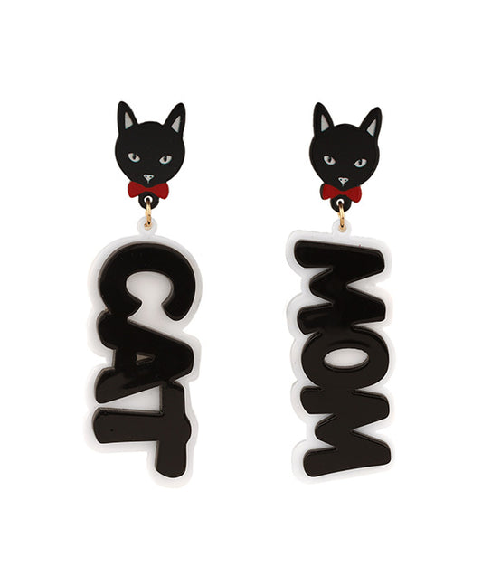 Acrylic Cat Post Earring