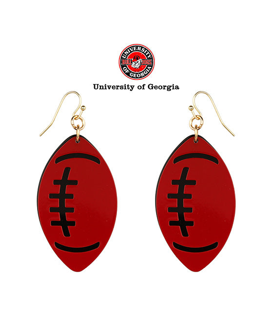 Acrylic Metal Filigree Gameday Earring