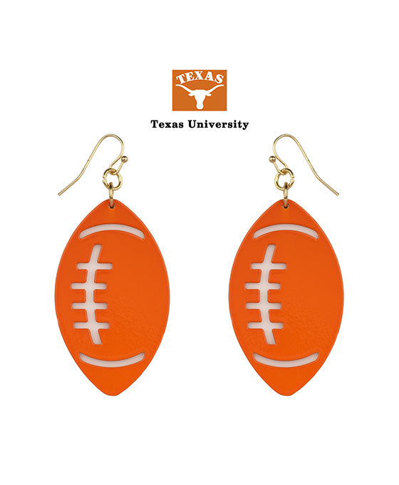 Acrylic Metal Filigree Gameday Earring