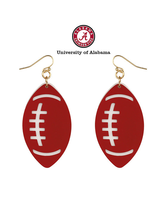 Acrylic Metal Filigree Gameday Earring