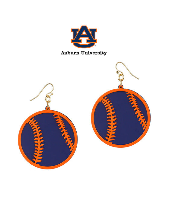 Acrylic Metal Filigree Gameday Earring