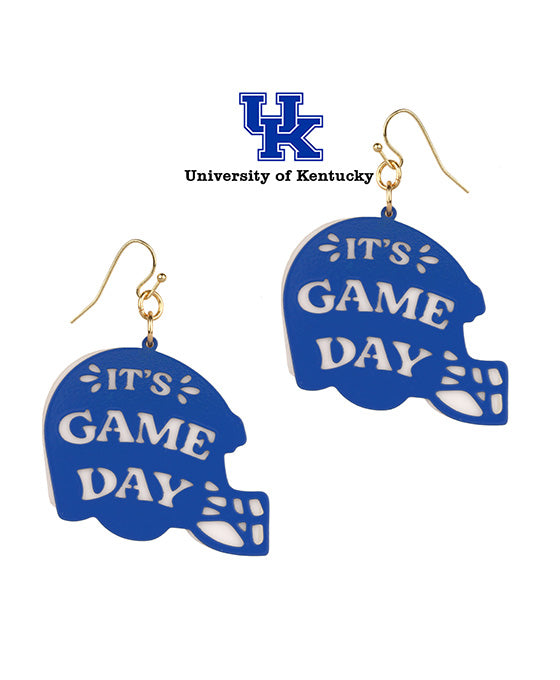 Acrylic Metal Filigree Gameday Earring