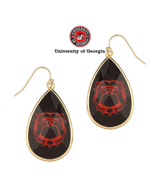 Epoxy Stone Ganeday Teardrop Earring