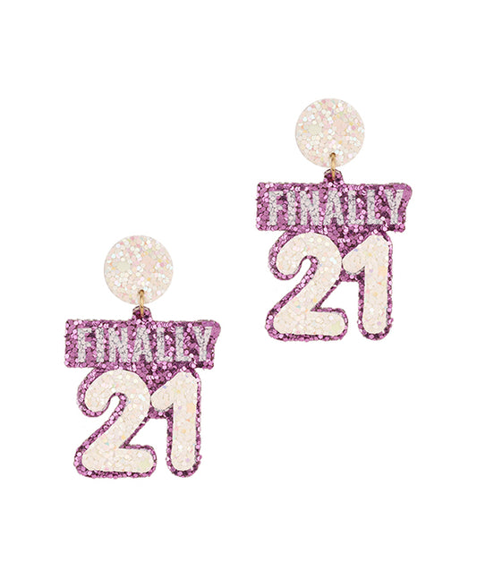 Glitter Birthday 3 Pair Earring