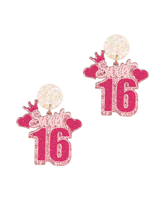 Glitter Birthday 3 Pair Earring