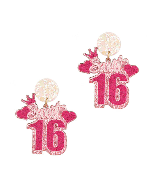 Glitter Birthday 3 Pair Earring