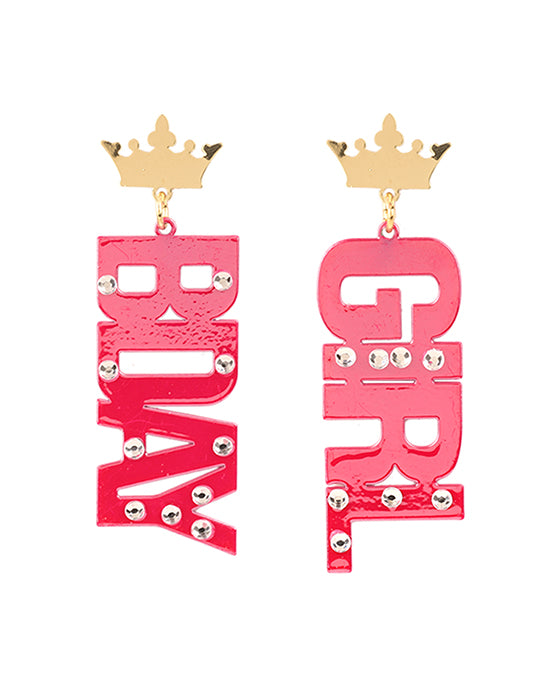 Birthday Filigree Post Earring