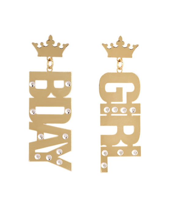 Birthday Filigree Post Earring