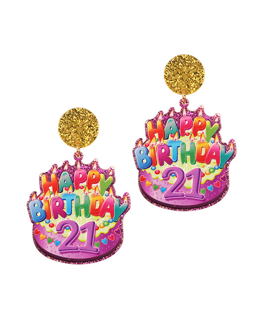 Acrylic Birthday Post Earring