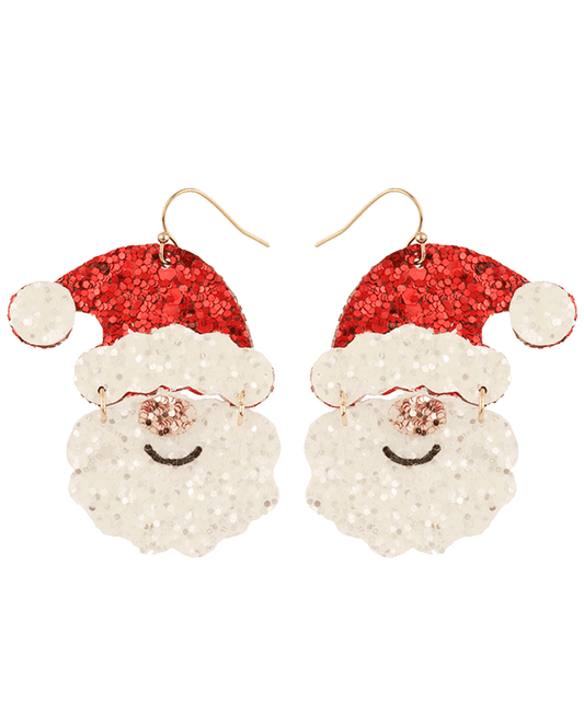 Glitter Christmas Earring