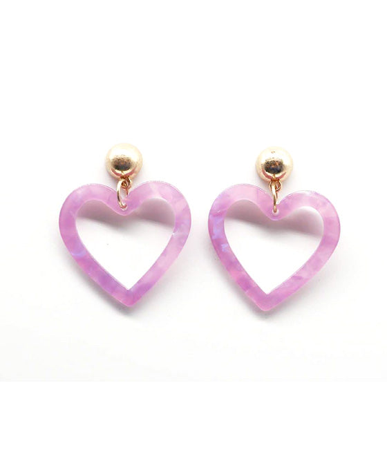Heart Post Earring