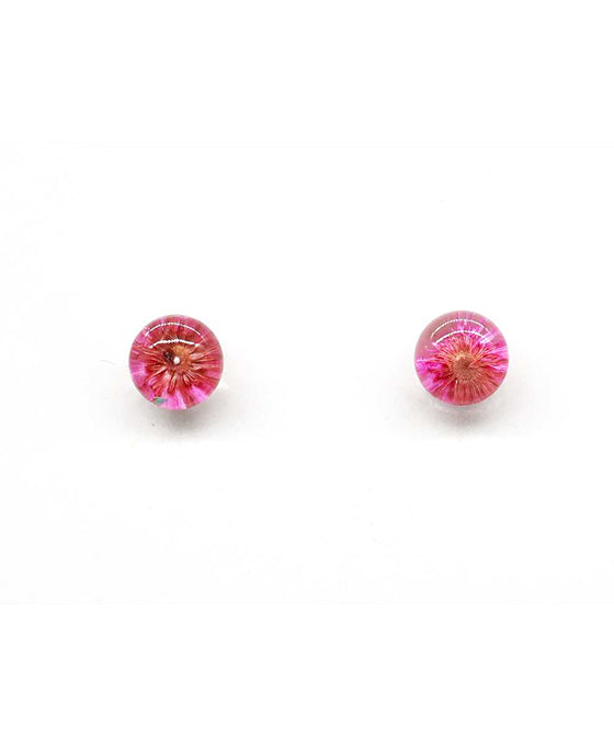 Rasin Flower Post Earring