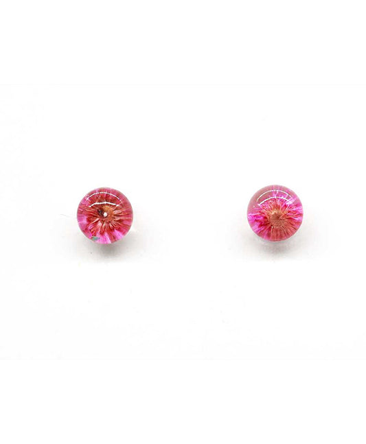Rasin Flower Post Earring