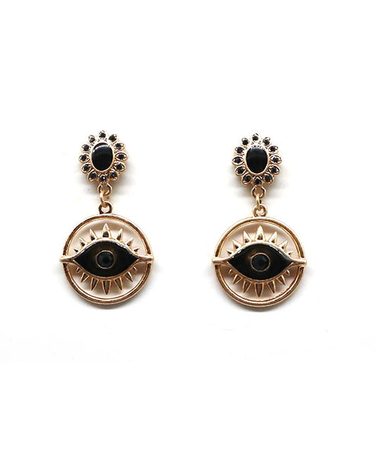Evil Eye Post Earring