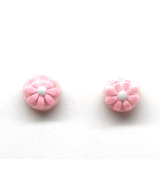 Round Flower Earring