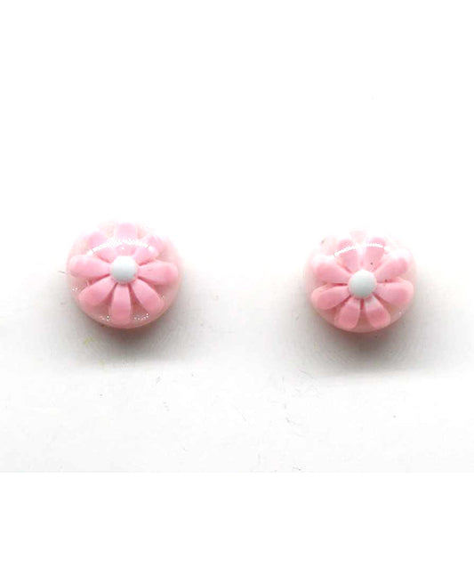 Round Flower Earring