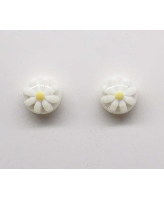 Round Flower Earring