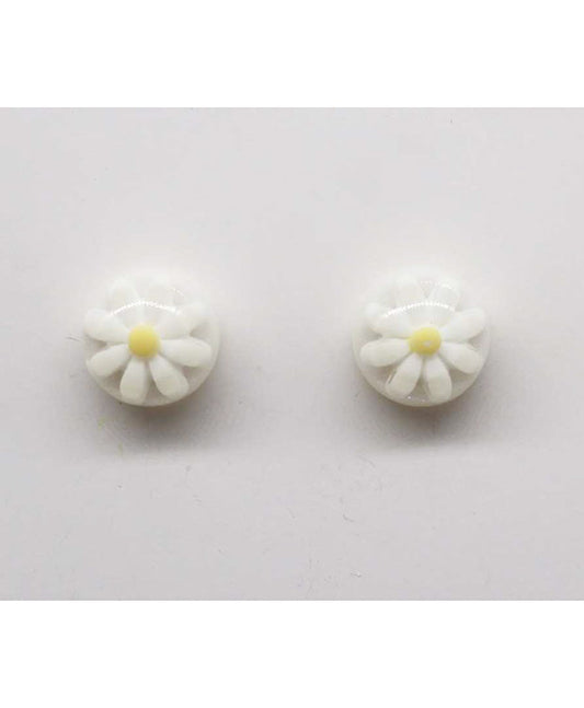Round Flower Earring